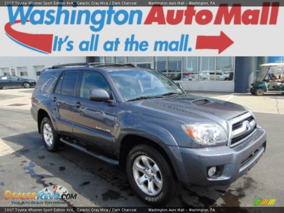 2007 Toyota 4Runner Sport Edition 4x4 Galactic Gray Mica / Dark Charcoal Photo #1
