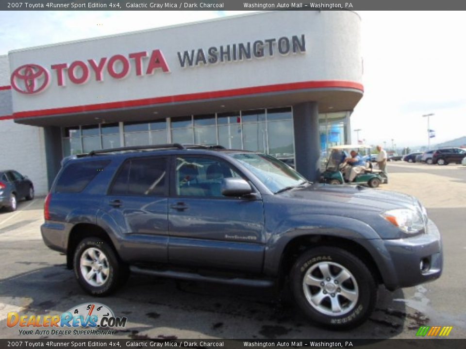 2007 Toyota 4Runner Sport Edition 4x4 Galactic Gray Mica / Dark Charcoal Photo #2