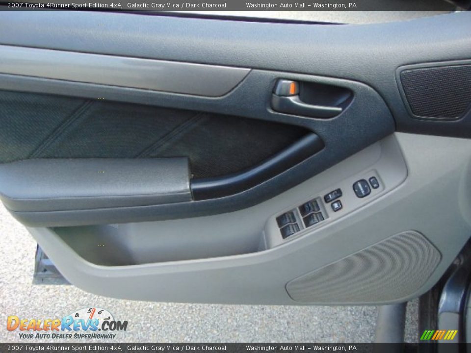 2007 Toyota 4Runner Sport Edition 4x4 Galactic Gray Mica / Dark Charcoal Photo #13