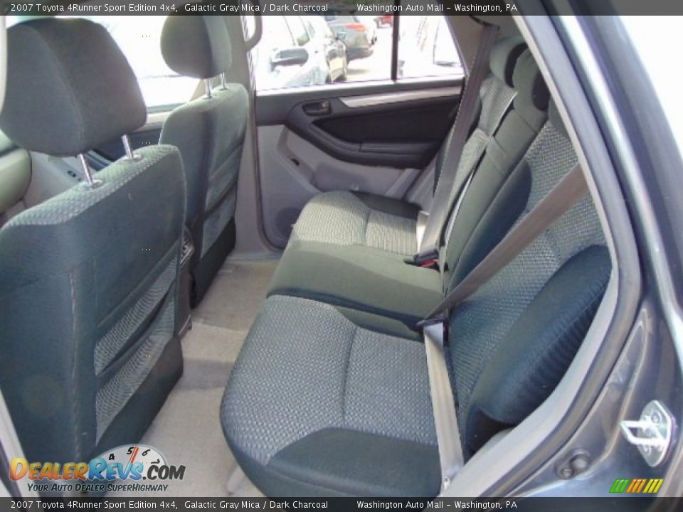 2007 Toyota 4Runner Sport Edition 4x4 Galactic Gray Mica / Dark Charcoal Photo #16