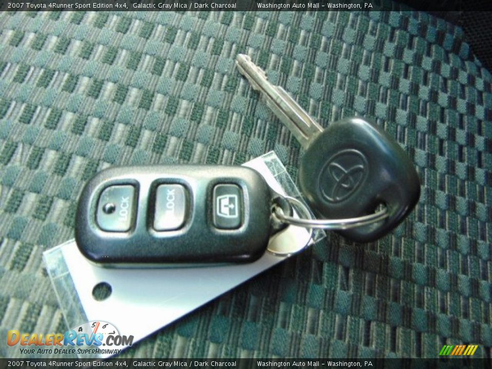 2007 Toyota 4Runner Sport Edition 4x4 Galactic Gray Mica / Dark Charcoal Photo #18