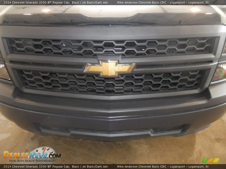 2014 Chevrolet Silverado 1500 WT Regular Cab Black / Jet Black/Dark Ash Photo #2