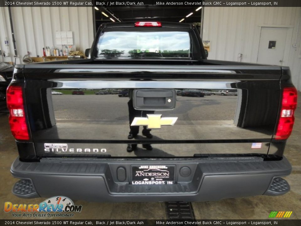 2014 Chevrolet Silverado 1500 WT Regular Cab Black / Jet Black/Dark Ash Photo #3