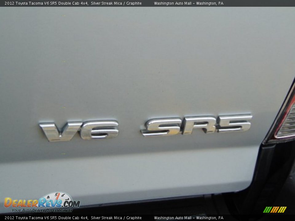 2012 Toyota Tacoma V6 SR5 Double Cab 4x4 Silver Streak Mica / Graphite Photo #9