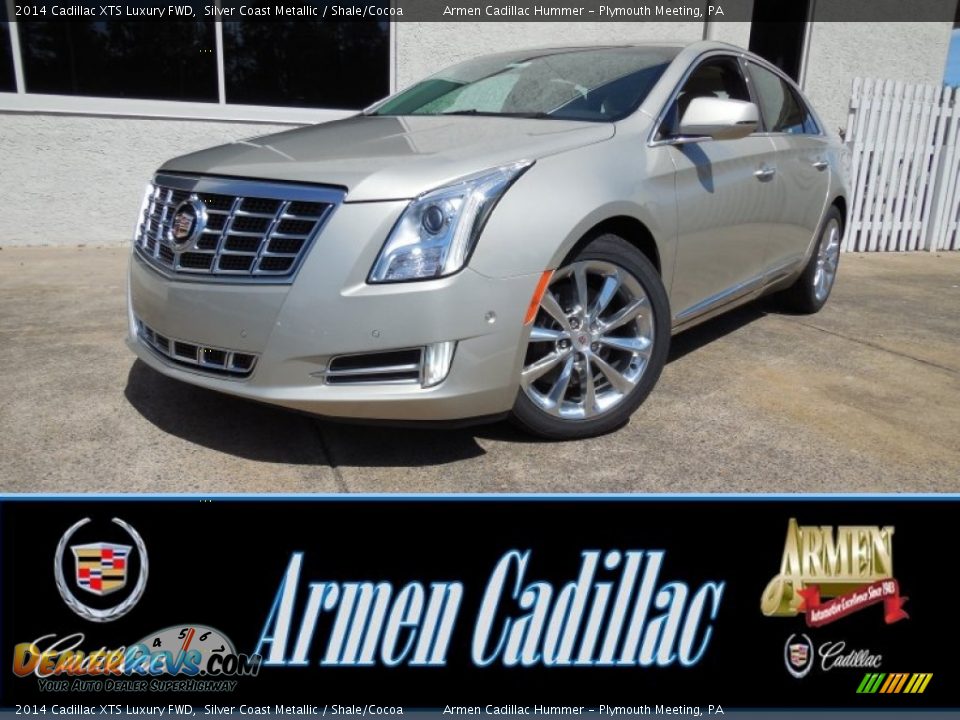 2014 Cadillac XTS Luxury FWD Silver Coast Metallic / Shale/Cocoa Photo #1