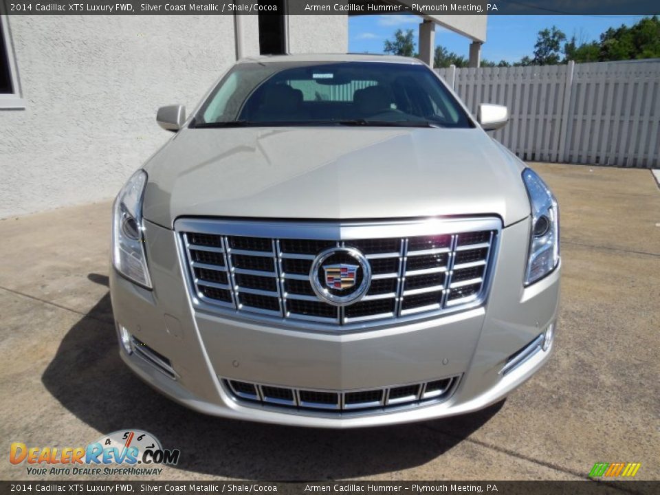 2014 Cadillac XTS Luxury FWD Silver Coast Metallic / Shale/Cocoa Photo #2