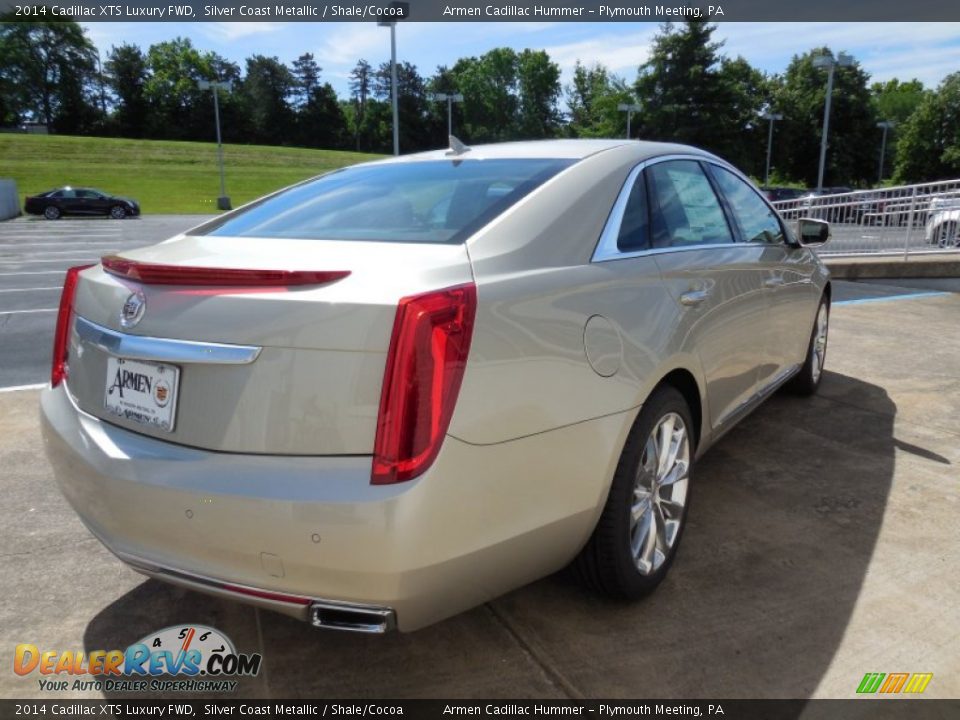 2014 Cadillac XTS Luxury FWD Silver Coast Metallic / Shale/Cocoa Photo #5