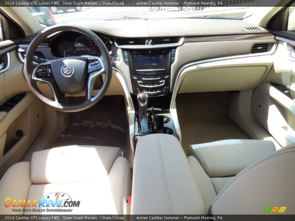 2014 Cadillac XTS Luxury FWD Silver Coast Metallic / Shale/Cocoa Photo #10