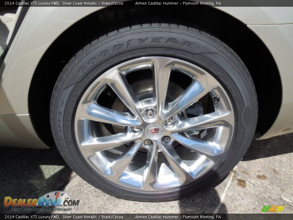 2014 Cadillac XTS Luxury FWD Silver Coast Metallic / Shale/Cocoa Photo #11