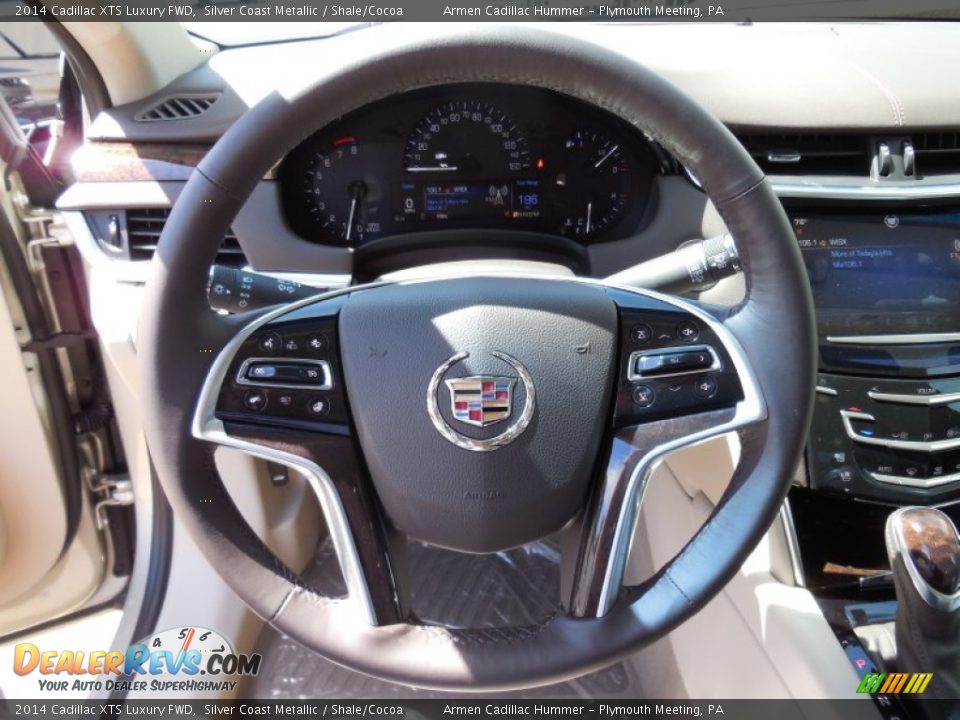 2014 Cadillac XTS Luxury FWD Silver Coast Metallic / Shale/Cocoa Photo #13