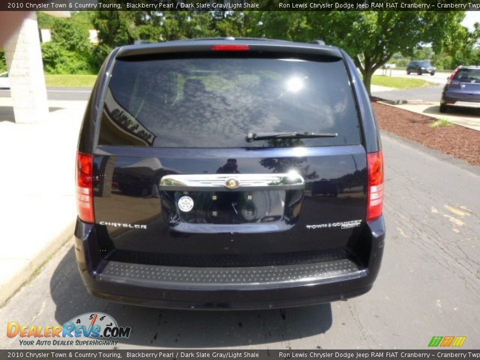 2010 Chrysler Town & Country Touring Blackberry Pearl / Dark Slate Gray/Light Shale Photo #7