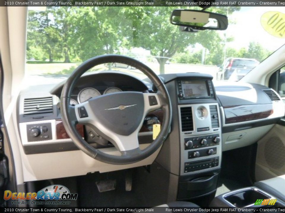 2010 Chrysler Town & Country Touring Blackberry Pearl / Dark Slate Gray/Light Shale Photo #14
