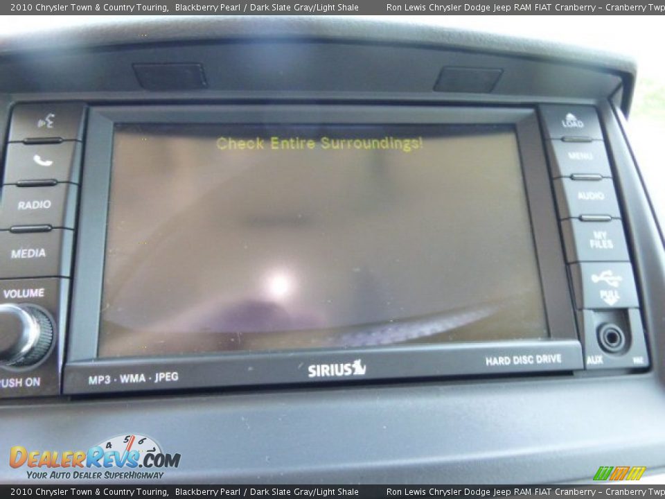 2010 Chrysler Town & Country Touring Blackberry Pearl / Dark Slate Gray/Light Shale Photo #17