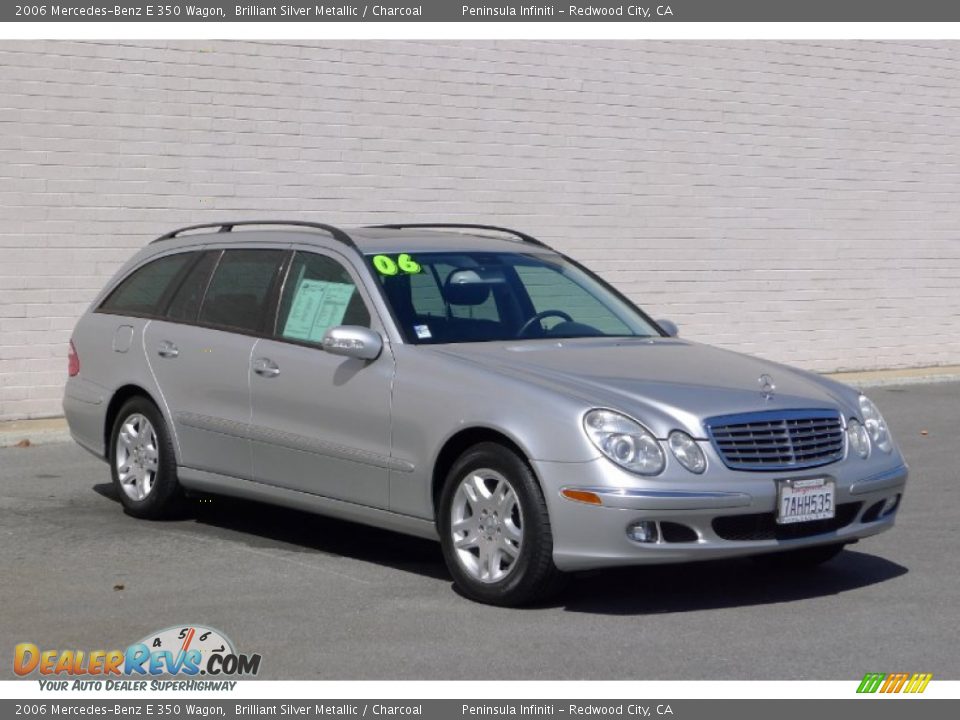 2006 Mercedes-Benz E 350 Wagon Brilliant Silver Metallic / Charcoal Photo #1