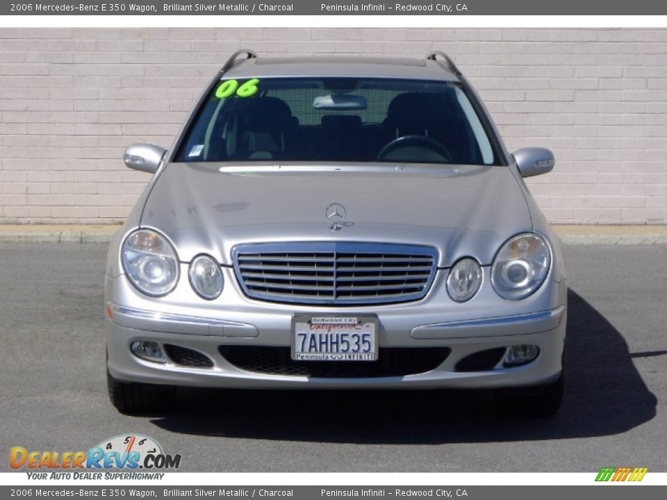 2006 Mercedes-Benz E 350 Wagon Brilliant Silver Metallic / Charcoal Photo #2