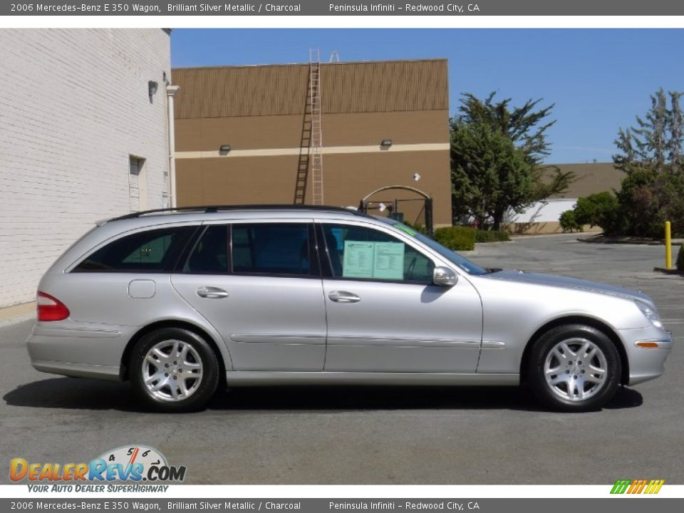 Brilliant Silver Metallic 2006 Mercedes-Benz E 350 Wagon Photo #3