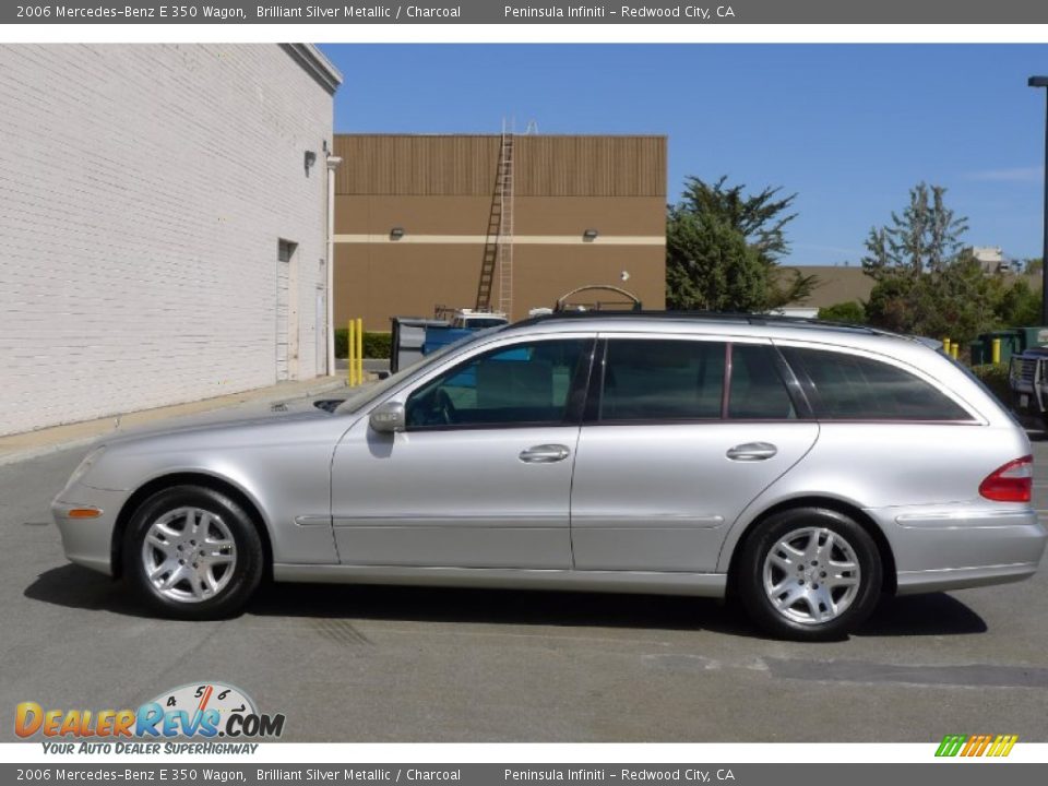 2006 Mercedes-Benz E 350 Wagon Brilliant Silver Metallic / Charcoal Photo #4