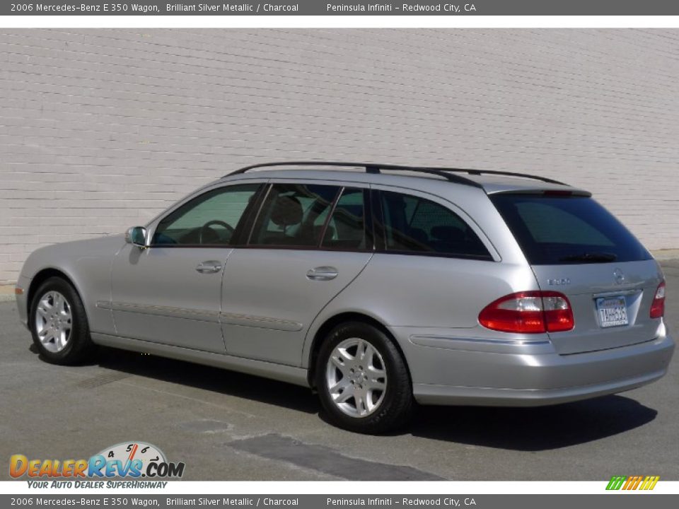 2006 Mercedes-Benz E 350 Wagon Brilliant Silver Metallic / Charcoal Photo #5