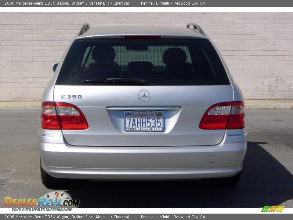 2006 Mercedes-Benz E 350 Wagon Brilliant Silver Metallic / Charcoal Photo #6
