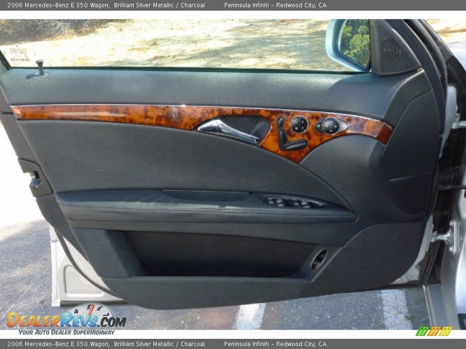 2006 Mercedes-Benz E 350 Wagon Brilliant Silver Metallic / Charcoal Photo #7