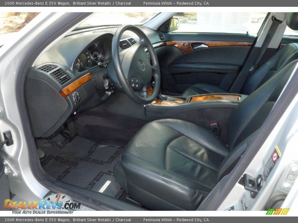 Charcoal Interior - 2006 Mercedes-Benz E 350 Wagon Photo #8