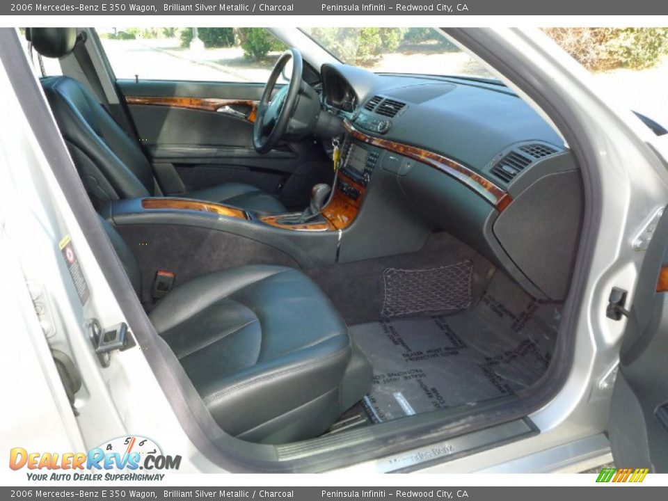 2006 Mercedes-Benz E 350 Wagon Brilliant Silver Metallic / Charcoal Photo #9