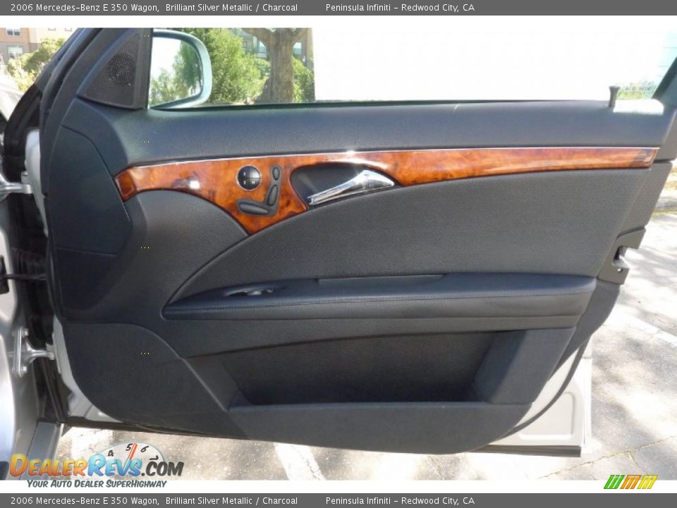2006 Mercedes-Benz E 350 Wagon Brilliant Silver Metallic / Charcoal Photo #10