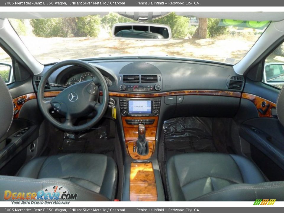 2006 Mercedes-Benz E 350 Wagon Brilliant Silver Metallic / Charcoal Photo #11