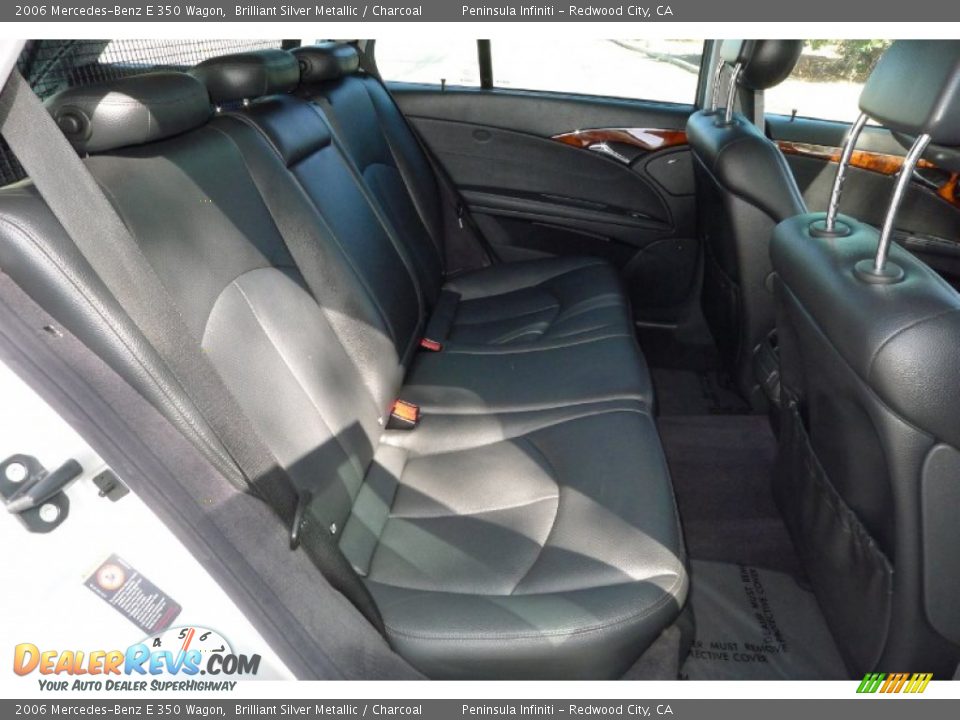 2006 Mercedes-Benz E 350 Wagon Brilliant Silver Metallic / Charcoal Photo #12