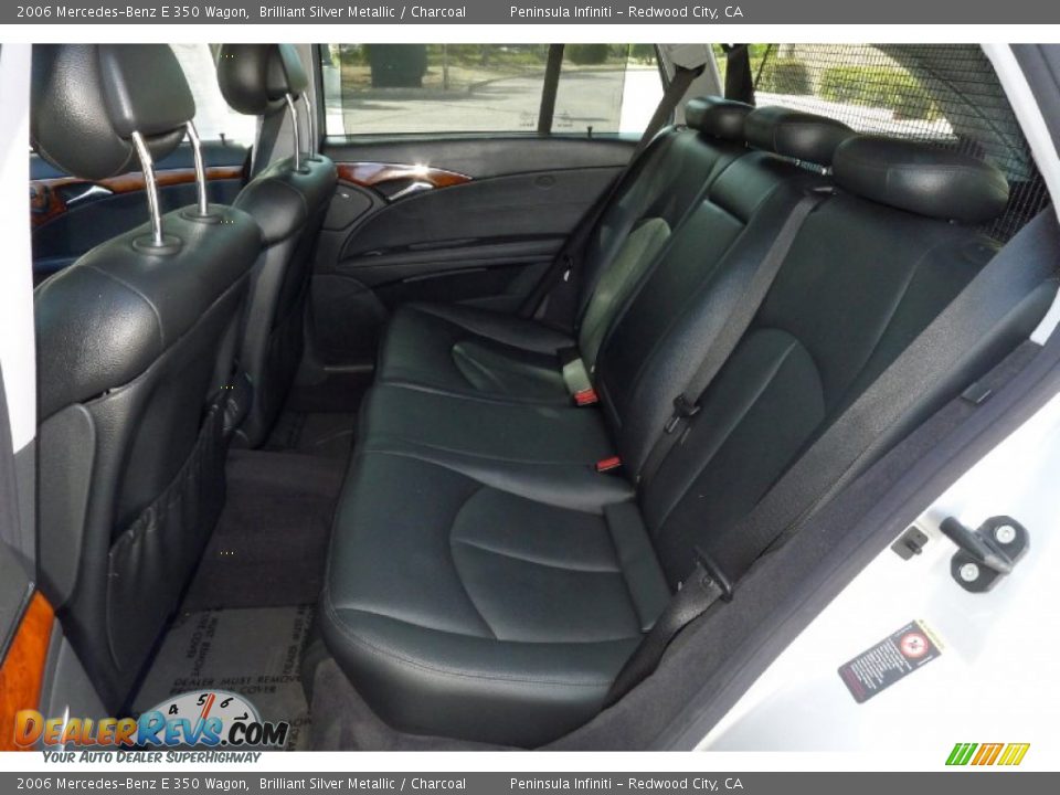 2006 Mercedes-Benz E 350 Wagon Brilliant Silver Metallic / Charcoal Photo #13