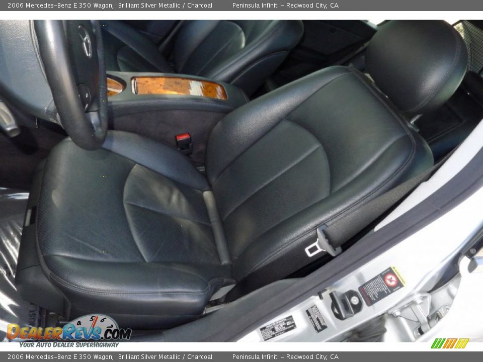 2006 Mercedes-Benz E 350 Wagon Brilliant Silver Metallic / Charcoal Photo #14