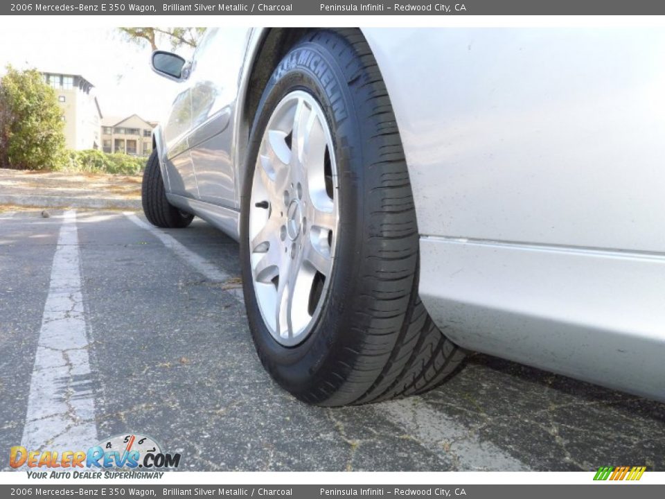 2006 Mercedes-Benz E 350 Wagon Brilliant Silver Metallic / Charcoal Photo #27