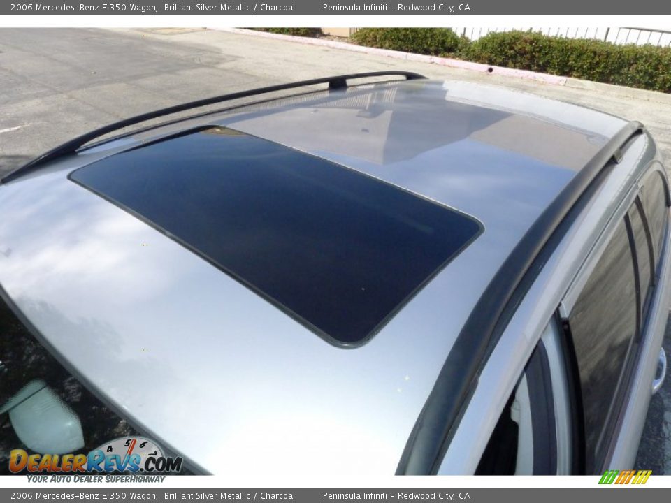 2006 Mercedes-Benz E 350 Wagon Brilliant Silver Metallic / Charcoal Photo #28