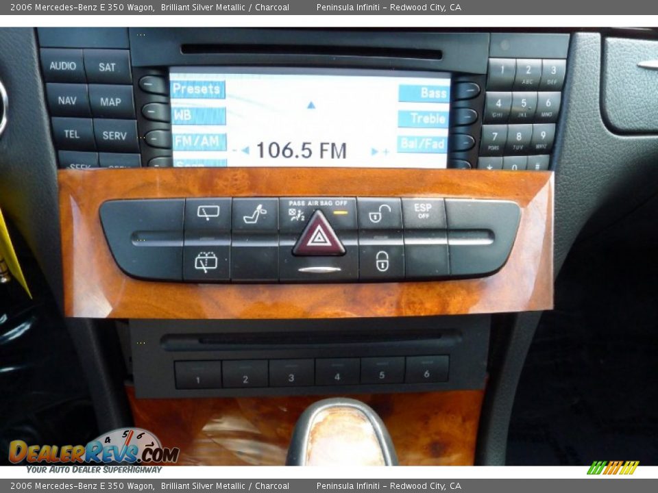 2006 Mercedes-Benz E 350 Wagon Brilliant Silver Metallic / Charcoal Photo #29