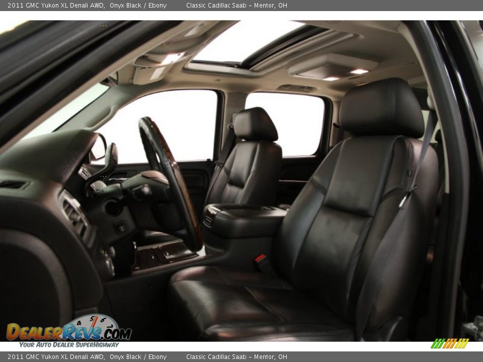 2011 GMC Yukon XL Denali AWD Onyx Black / Ebony Photo #8