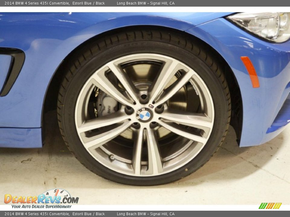 2014 BMW 4 Series 435i Convertible Estoril Blue / Black Photo #3