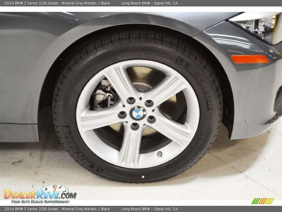 2014 BMW 3 Series 328i Sedan Mineral Grey Metallic / Black Photo #3