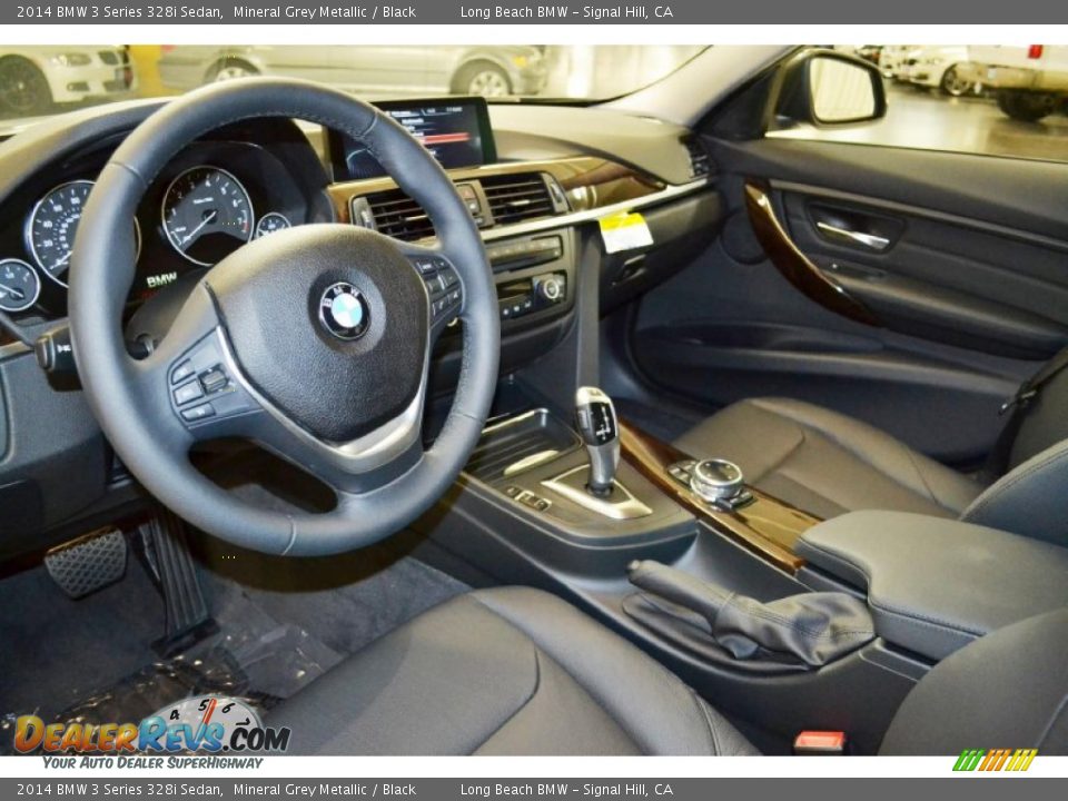 2014 BMW 3 Series 328i Sedan Mineral Grey Metallic / Black Photo #6