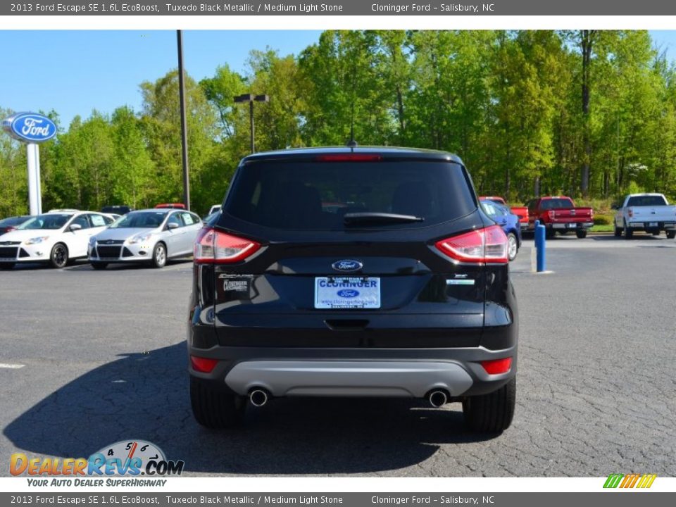 2013 Ford Escape SE 1.6L EcoBoost Tuxedo Black Metallic / Medium Light Stone Photo #5