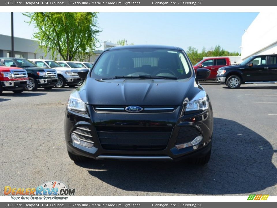 2013 Ford Escape SE 1.6L EcoBoost Tuxedo Black Metallic / Medium Light Stone Photo #7