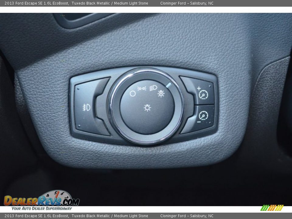 2013 Ford Escape SE 1.6L EcoBoost Tuxedo Black Metallic / Medium Light Stone Photo #23