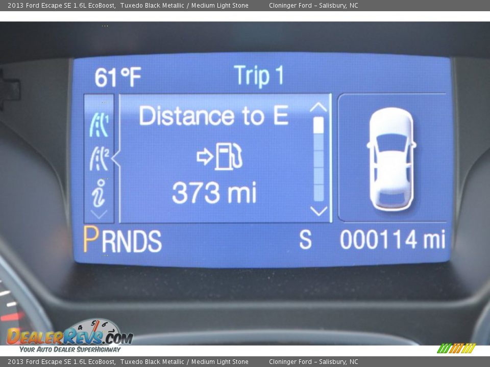 2013 Ford Escape SE 1.6L EcoBoost Tuxedo Black Metallic / Medium Light Stone Photo #25