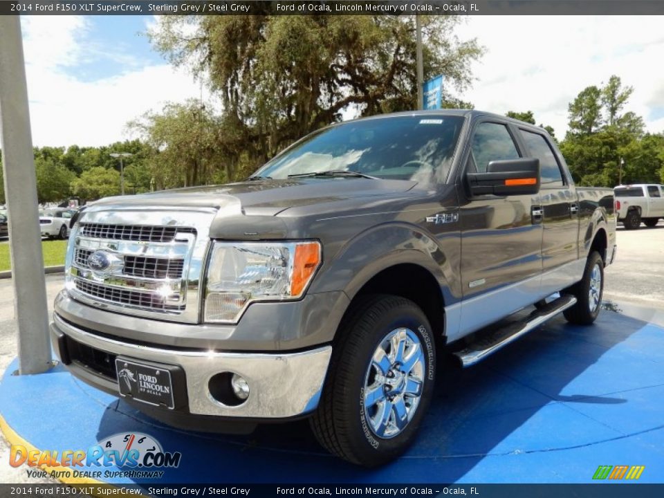 2014 Ford F150 XLT SuperCrew Sterling Grey / Steel Grey Photo #1