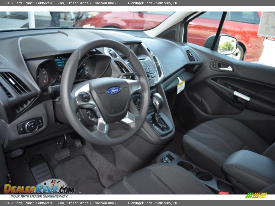 Charcoal Black Interior - 2014 Ford Transit Connect XLT Van Photo #7