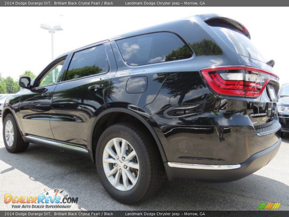 2014 Dodge Durango SXT Brilliant Black Crystal Pearl / Black Photo #2
