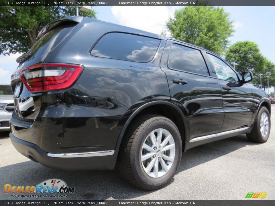 2014 Dodge Durango SXT Brilliant Black Crystal Pearl / Black Photo #3