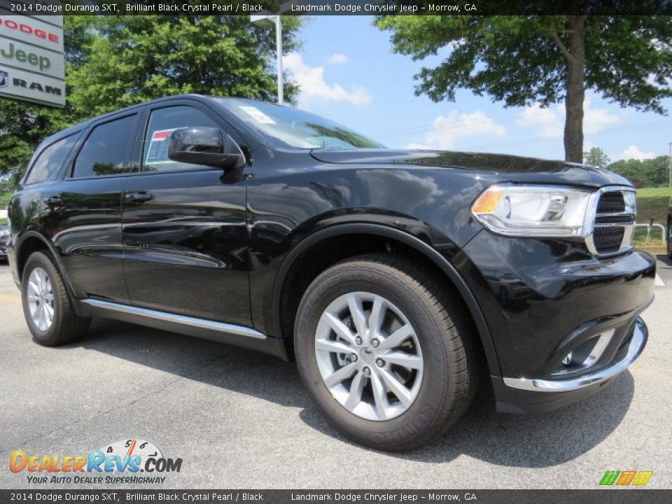 2014 Dodge Durango SXT Brilliant Black Crystal Pearl / Black Photo #4