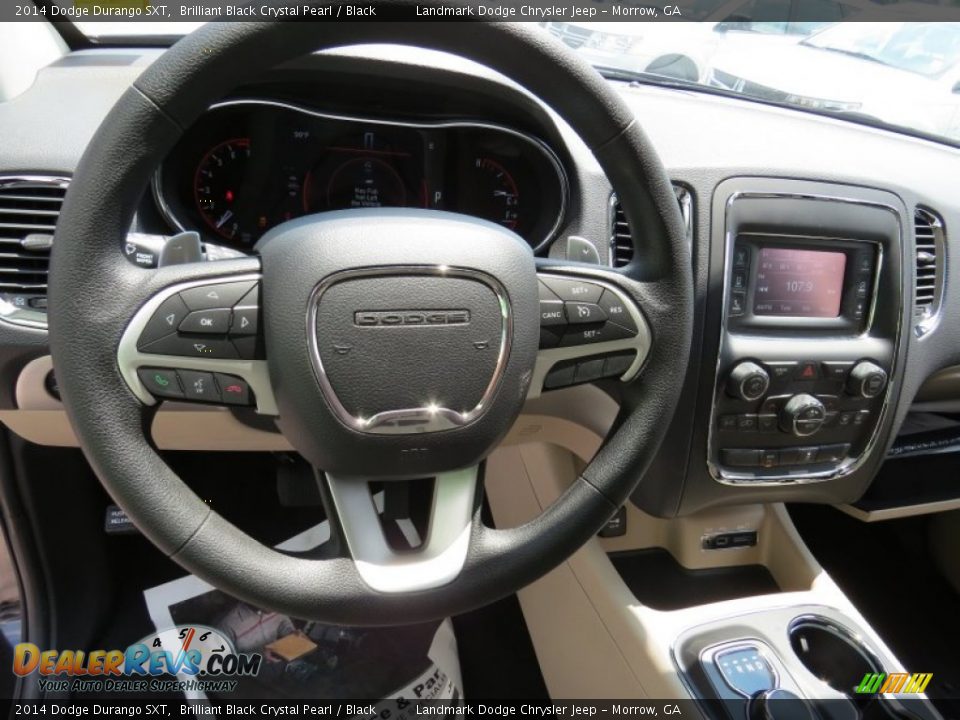 2014 Dodge Durango SXT Brilliant Black Crystal Pearl / Black Photo #7