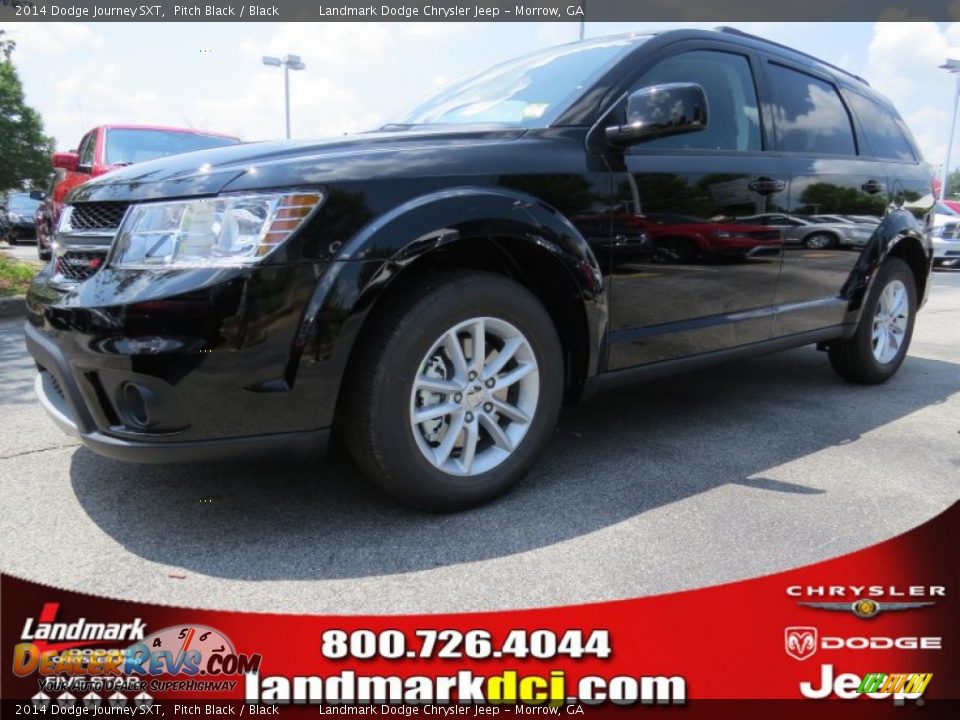 2014 Dodge Journey SXT Pitch Black / Black Photo #1