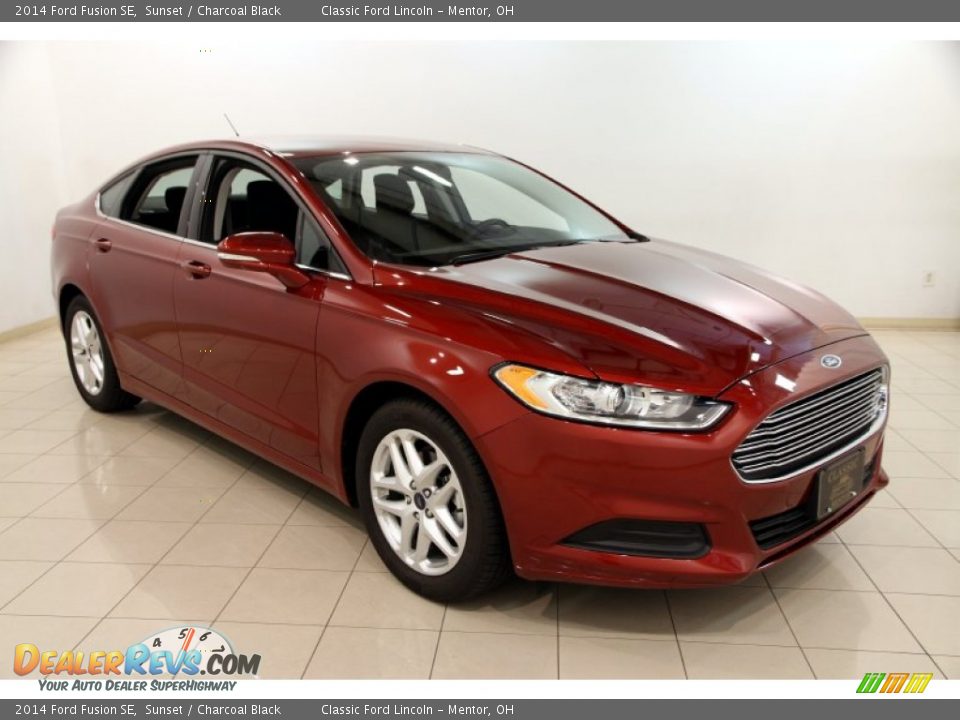 2014 Ford Fusion SE Sunset / Charcoal Black Photo #1